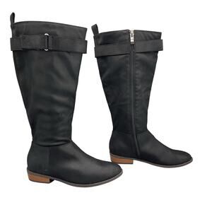 NEW Journee Collection Women’s Lelanni Knee High Boots Black Size XWC 6
